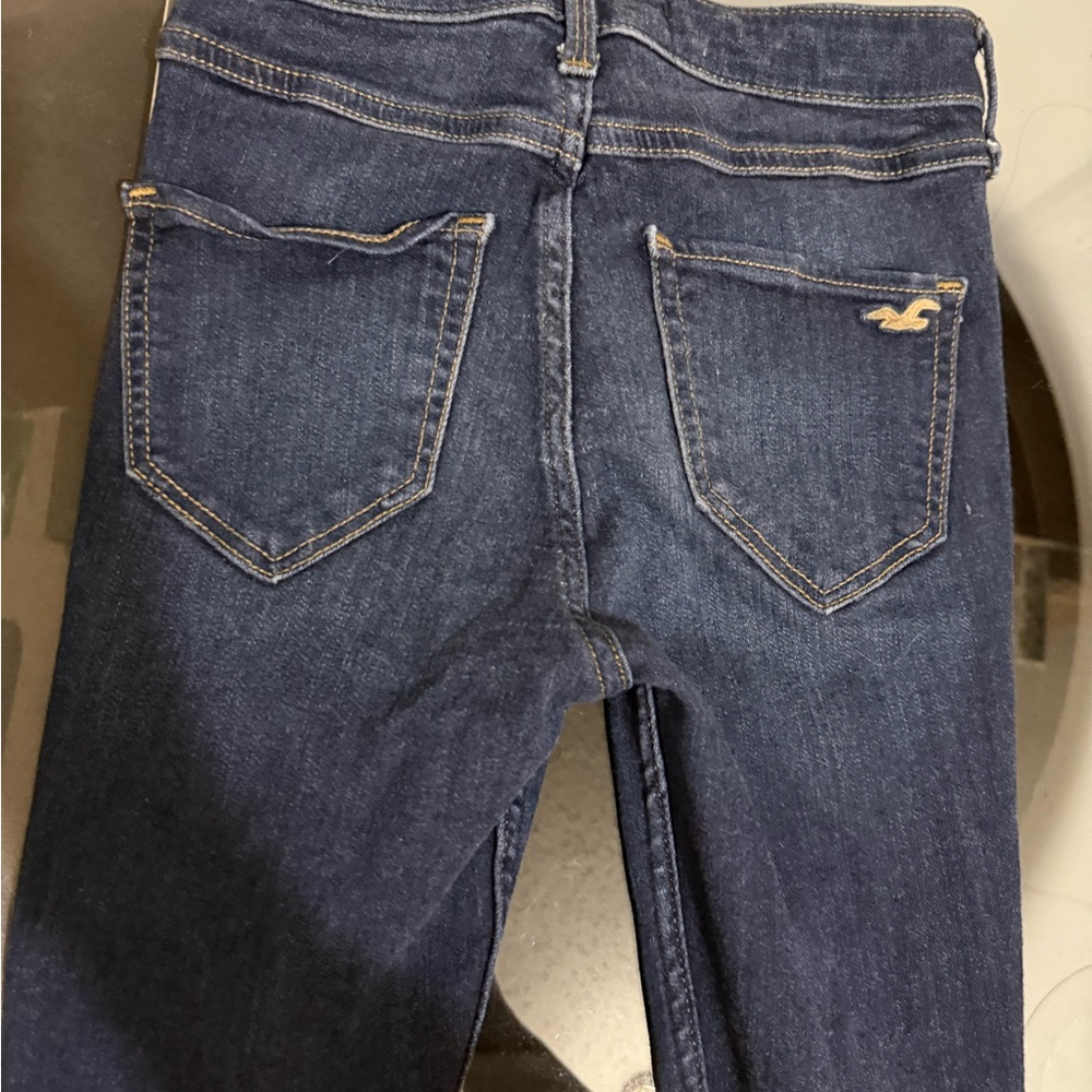 Hollister Women's Dark Blue Skinny Jeans 00